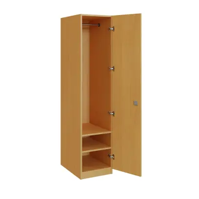 Q 13-40 skříň šatní, 1-dvéřová, 400x600x1800mm, buk royal